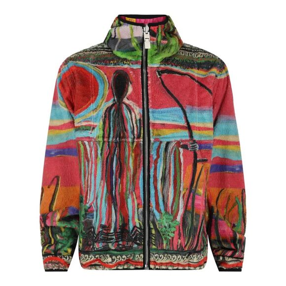 Givenchy Josh Smith Reversible Fleece Jacket Multi Mens
